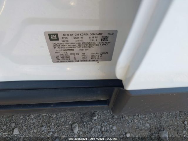 KL7CJPSM6NB565350 Chevrolet Trax Awd Lt