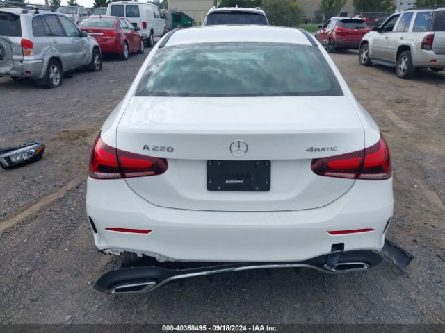W1K3G4FB7NJ362794 Mercedes-Benz A 220 4matic