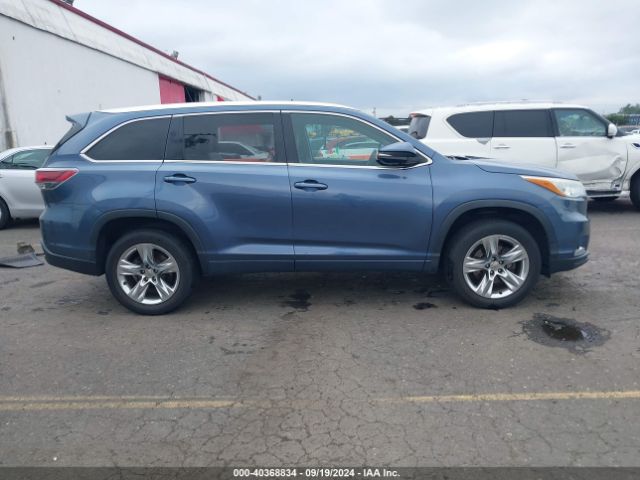 5TDYKRFH6ES027206 Toyota Highlander Limited V6