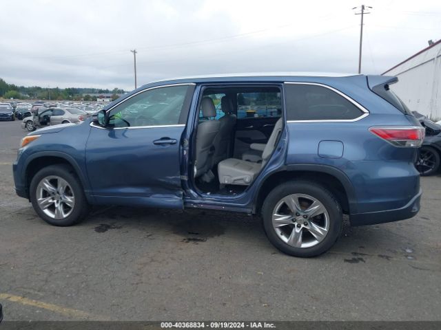 5TDYKRFH6ES027206 Toyota Highlander Limited V6