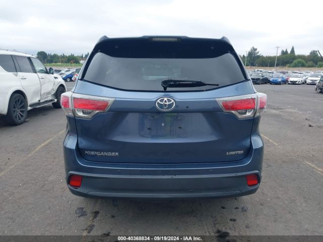 5TDYKRFH6ES027206 Toyota Highlander Limited V6