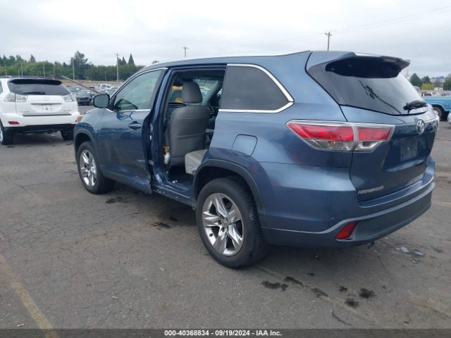5TDYKRFH6ES027206 Toyota Highlander Limited V6