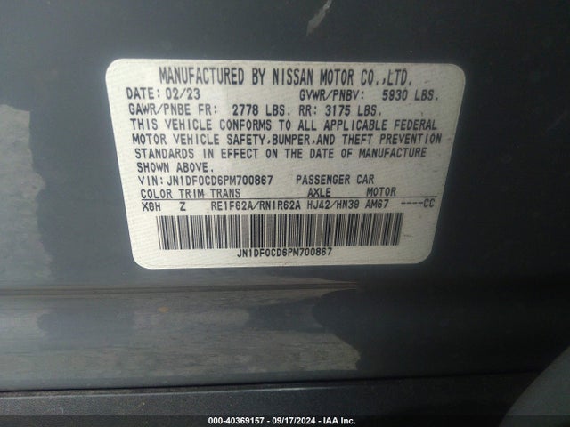 Nissan Ariya Platinum+ 2023 JN1DF0CD6PM700867 Image 9