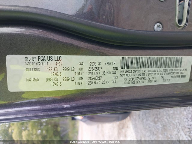 3C4NJDDB4HT635176 Jeep New Compass Trailhawk 4x4