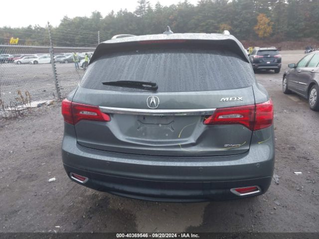 5FRYD4H90GB055222 Acura Mdx Advance   Entertainment Packages/advance Package