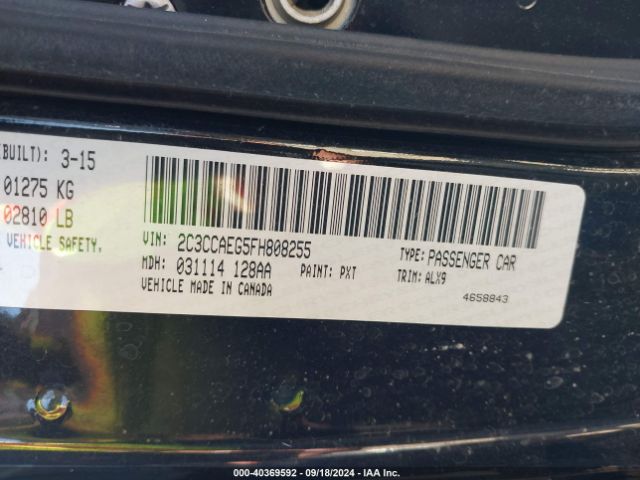 2C3CCAEG5FH808255 Chrysler 300C
