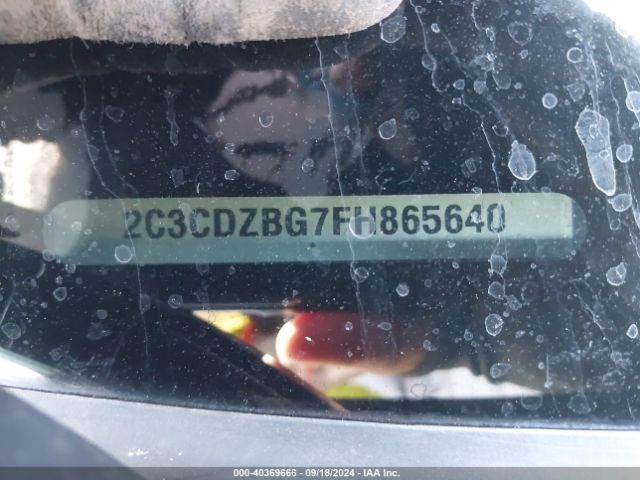 2C3CDZBG7FH865640 Dodge Challenger Sxt Plus