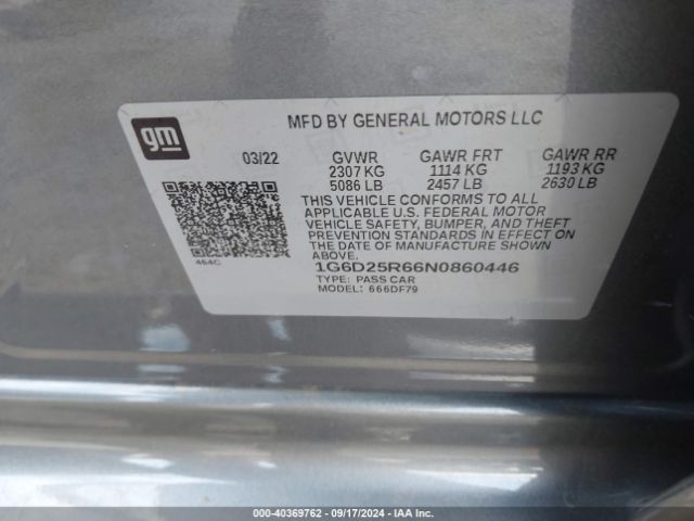 2022 CADILLAC CT5-V 1G6D25R66N0860446 Photo 8