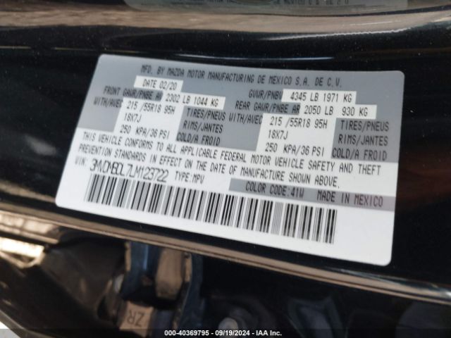 3MVDMBDL7LM123722 Mazda Cx-30 Preferred Package