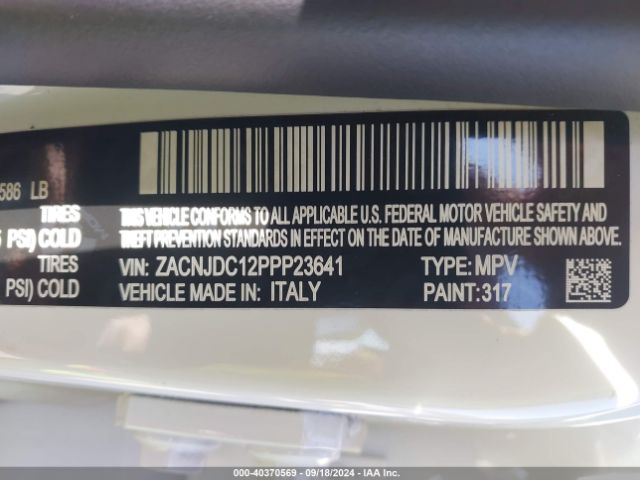 ZACNJDC12PPP23641 Jeep Renegade Trailhawk 4x4