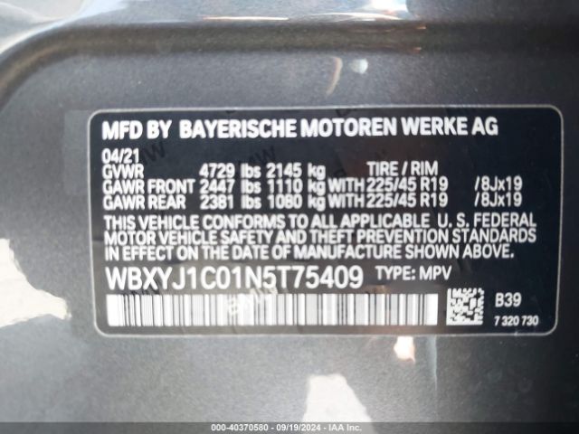 WBXYJ1C01N5T75409 BMW X2 Xdrive28i