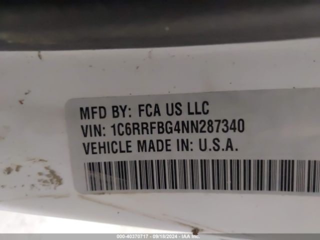 2022 RAM 1500 1C6RRFBG4NN287340 Photo 8
