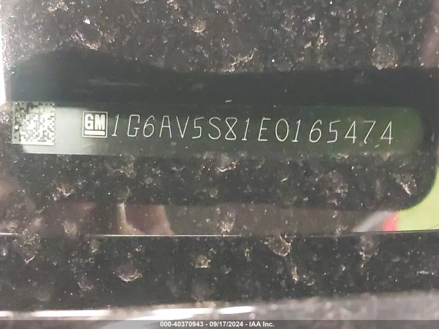 1G6AV5S81E0165474 Cadillac lf3