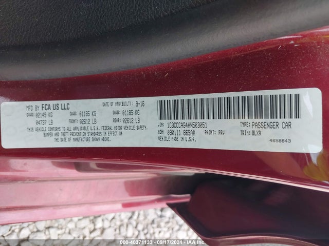 1C3CCCAG4HN503051 Chrysler 200 Limited Platinum