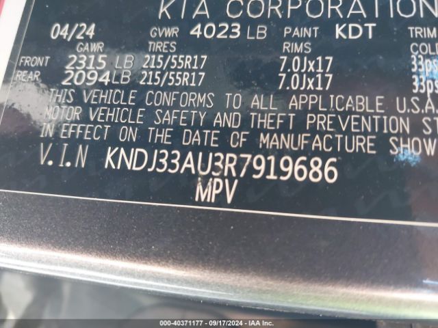 KNDJ33AU3R7919686 KIA SOUL EX