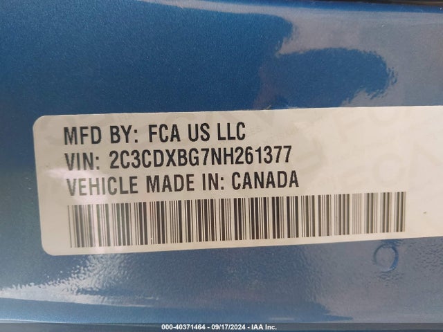 Dodge Charger Sxt Rwd 2022 2C3CDXBG7NH261377 Image 9