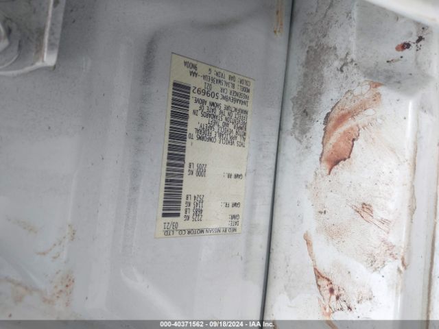 1N4AA6EV8MC509692 Nissan Maxima Sr Xtronic Cvt