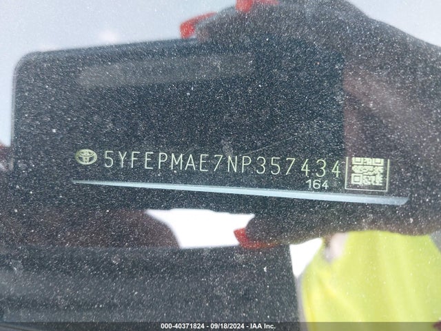 Toyota COROLLA LE 2022 5YFEPMAE7NP357434 Image 9