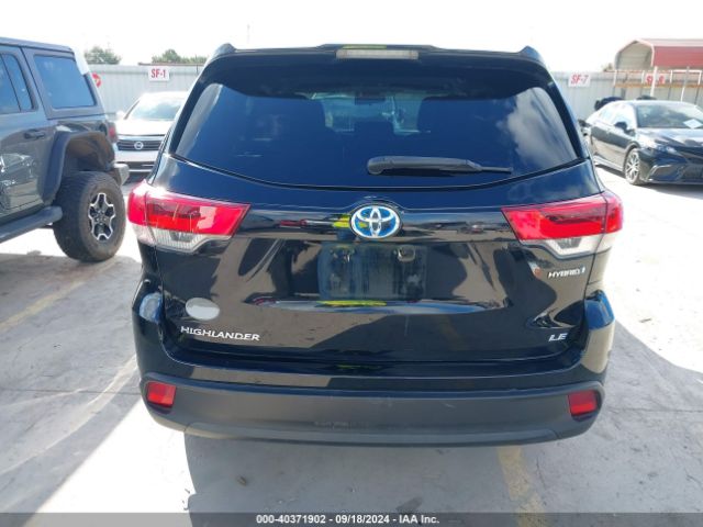 5TDBGRFH9JS039271 Toyota Highlander Hybrid Le
