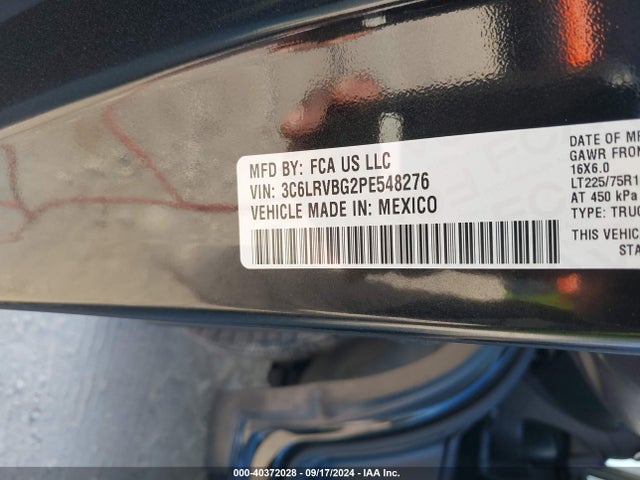 3C6LRVBG2PE548276 RAM Promaster 1500 High Roof 136 Wb