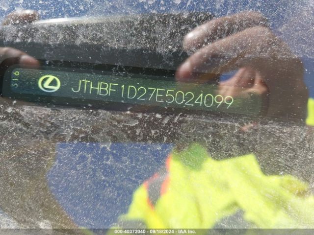 JTHBF1D27E5024099 Lexus IS 250