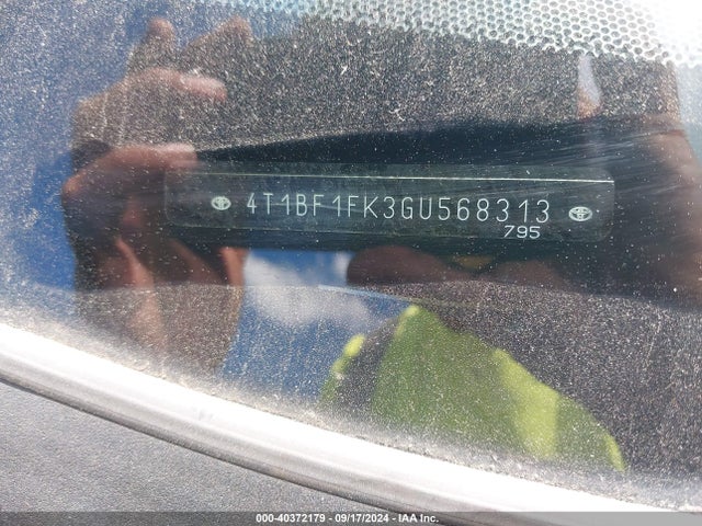 Toyota CAMRY SE 2016 4T1BF1FK3GU568313 Image 9