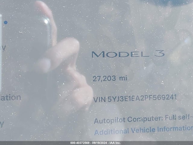 Tesla Model 3 Rear-wheel Drive 2023 5YJ3E1EA2PF569241 Image 16