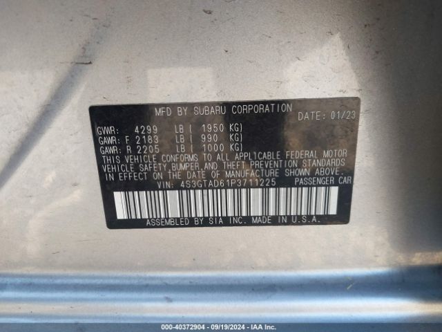 4S3GTAD61P3711225 Subaru Impreza Premium 5-door