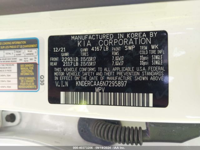 KNDERCAA6N7295897 KIA SELTOS EX