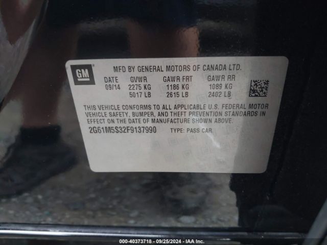 2G61M5S32F9137990 Cadillac XTS LUXURY
