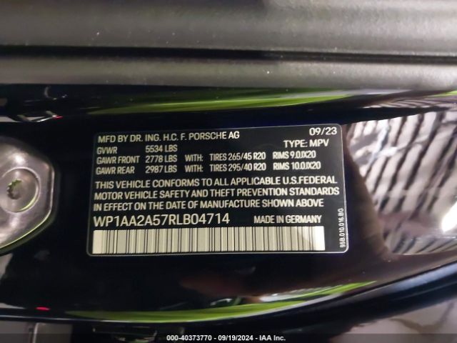 2024 PORSCHE MACAN WP1AA2A57RLB04714 Photo 8
