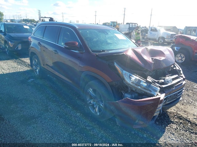 Toyota Highlander Limited Platinum 2018 5TDDZRFH1JS832809 Image 1