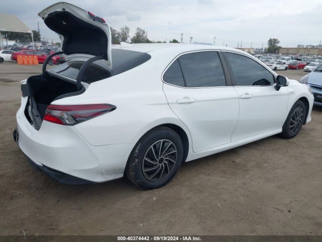4T1C31AK7MU550459 Toyota Camry Le Hybrid