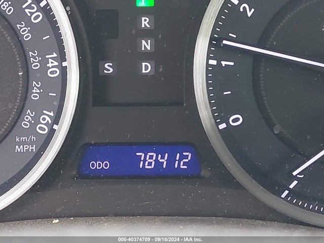 Aukcja sprzedaży 2012 Lexus Is 250, vin: JTHBF5C22C5175910, numer aukcji: 40374709