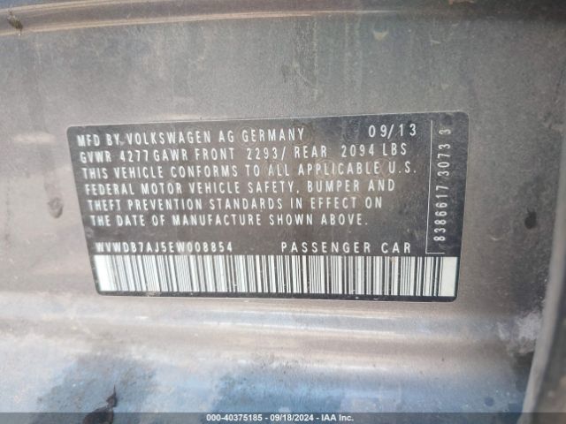 WVWDB7AJ5EW008854 Volkswagen Golf 2.5l