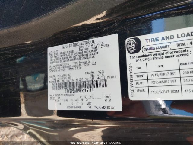 1ZVBP8AM9E5215114 Ford Mustang V6