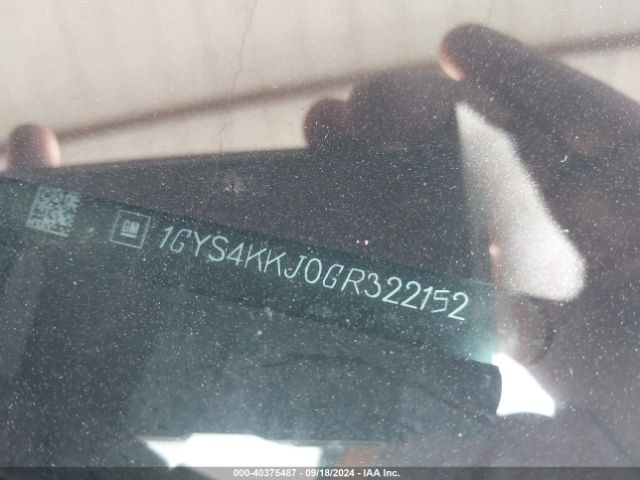 1GYS4KKJ0GR322152 Cadillac Escalade Esv Platinum