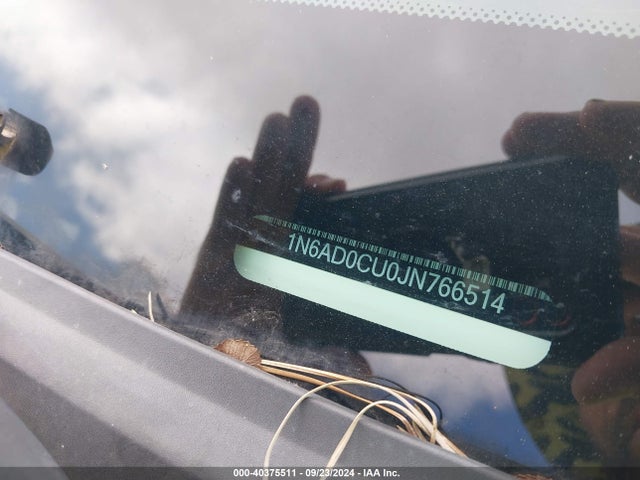 Nissan Frontier Sv 2018 1N6AD0CU0JN766514 Image 9