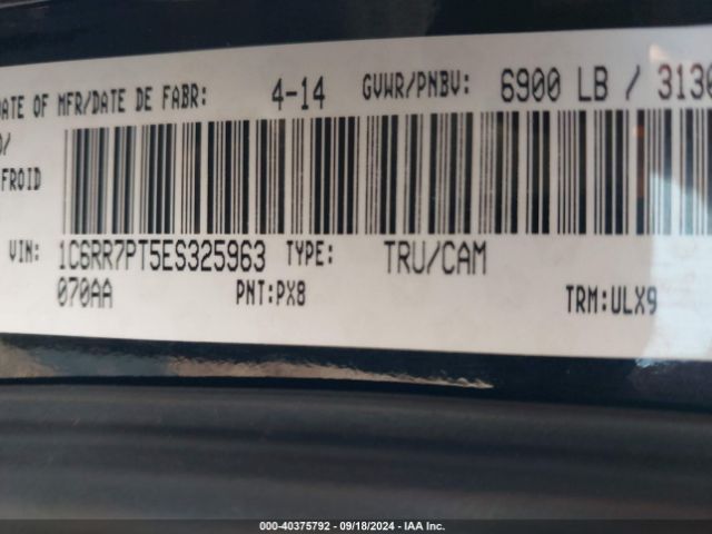 1C6RR7PT5ES325963 RAM 1500 Longhorn