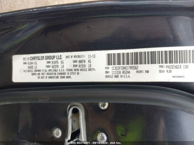 1C3CDFEB0ED705562 Dodge DART GT
