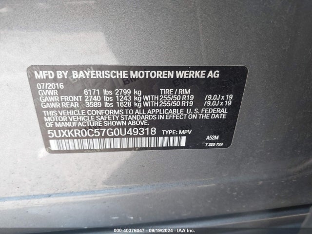 5UXKR0C57G0U49318 BMW X5 Xdrive35i