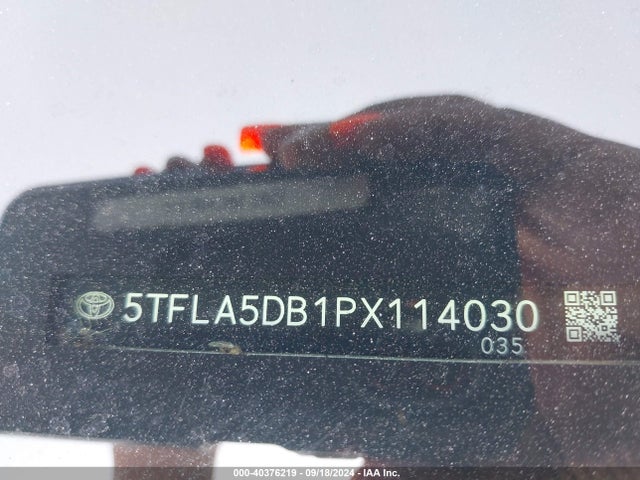 Toyota Tundra Sr5 2023 5TFLA5DB1PX114030 Image 9