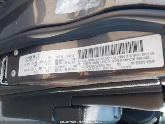 1C4PJMDB2GW261443 Jeep Cherokee Limited