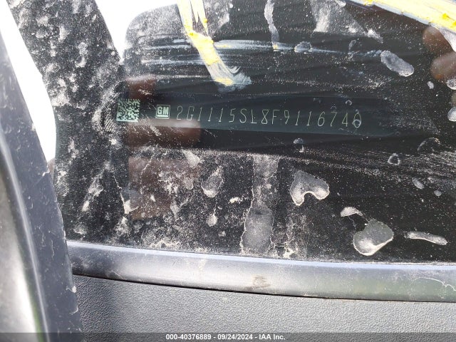 Chevrolet IMPALA 1LT 2015 2G1115SL8F9116740 Image 9