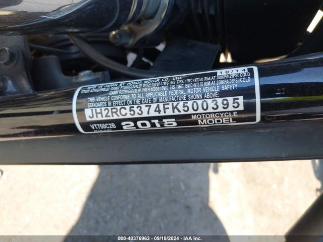 2015 HONDA VT750 JH2RC5374FK500395 Photo 9