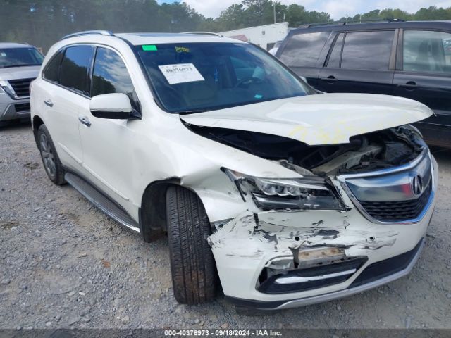 5FRYD3H80FB008353 Acura Mdx Advance Pkg W/entertainment Pkg