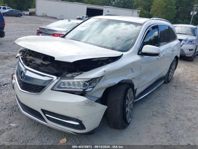 Acura Mdx Advance Pkg W/entertainment Pkg 2015 5FRYD3H80FB008353 Image 14