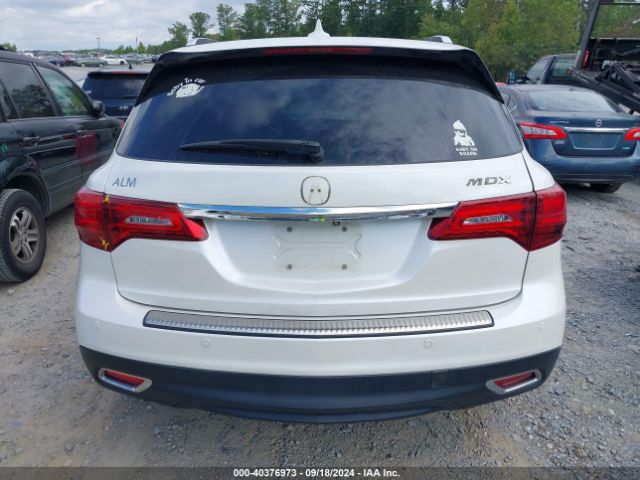Acura Mdx Advance Pkg W/entertainment Pkg 2015 5FRYD3H80FB008353 Image 16