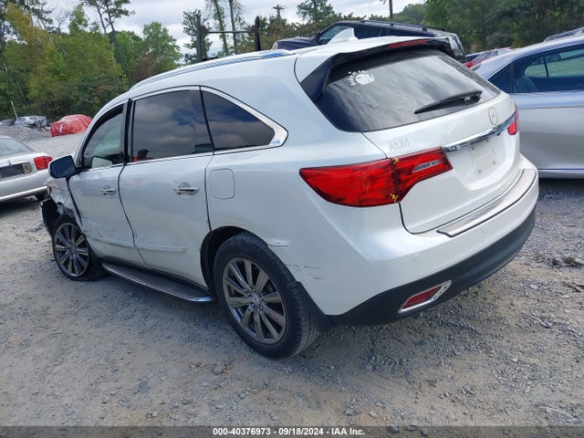 5FRYD3H80FB008353 Acura Mdx Advance Pkg W/entertainment Pkg