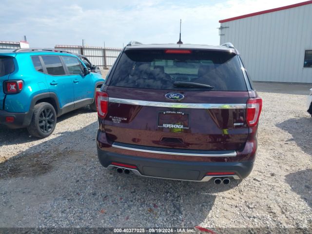 1FM5K8HT7JGA52887 Ford Explorer Platinum